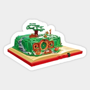 Round Doors - Story Book - Fantasy Sticker